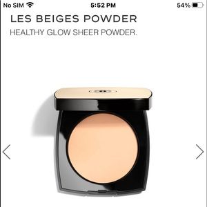 Chanel les beiges heathy glow sheer powder n20